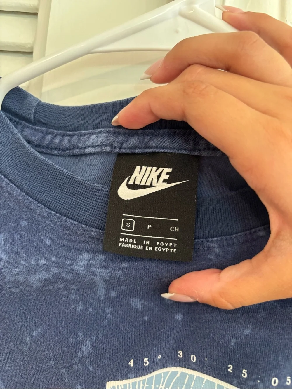 Nike Blue Graphic Crewneck Tee